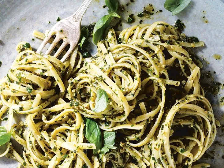Experience the Flavors of Peru: Linguine with Mint Pesto
